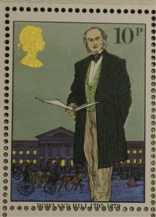 Rowland Hill on British Stamp of 1979