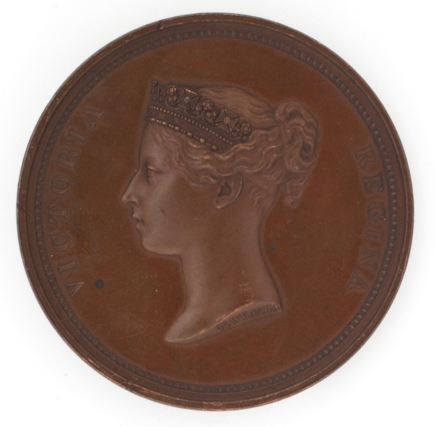 The Wyon Medal, created for Queen Victoria's visit to the Corporation of London, 9th November 1837