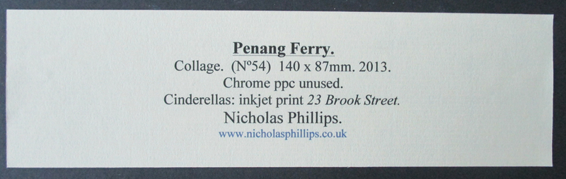 Caption for Penang Ferry Artwork