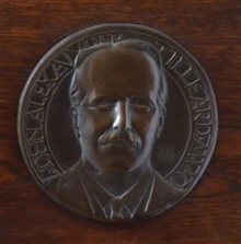 Tilleard Medal relief on display at the Society