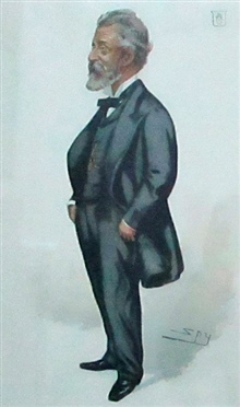 Caricature of Sir Daniel Cooper by 'Spy'